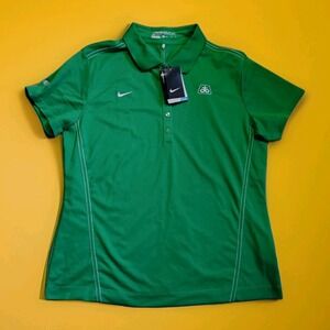 NWT Pioneer Seed DuPont Nike Golf Polo Shirt Green Short Sleeve Women's XL